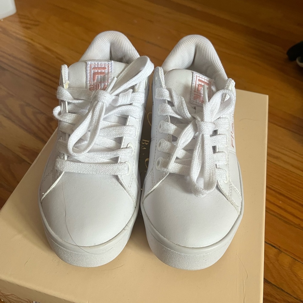 Fila pastel pink sneakers